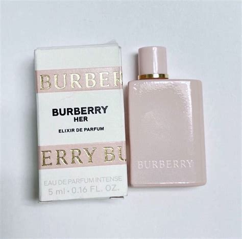 burberry perfume bottles|burberry her elixir travel size.